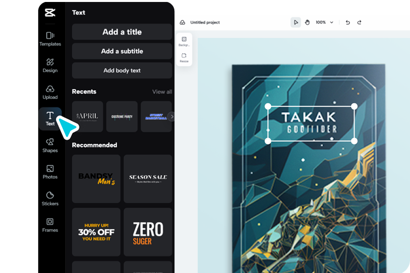 I-customize ang disenyo